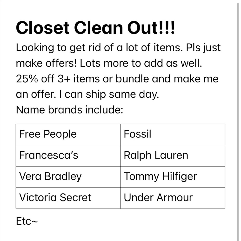 Make me an offer!!